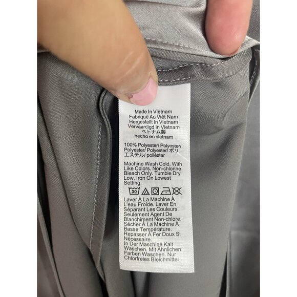 J. Crew Gwyneth slip dress silver Sz 6 gray Party Cocktail Wedding Slimming - Picture 5 of 8